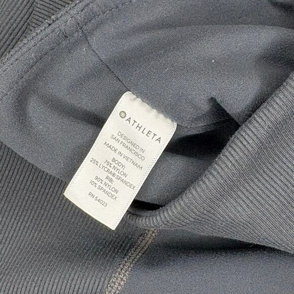 Athleta Dark Grey High Waist Ribbed Leggings Womens Sz XS - Picture 8 of 9